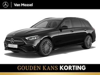 Mercedes-Benz C-klasse Estate 180 Star Edition AMG Line LIMITED / Stoelverwarming / Achteruitrijcamera / Panorama-schuifdak / Memory-Stoelen / Night-Pakket / Sfeerverlichting /
