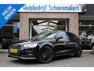 Audi A3 Sportback 1.4 TFSI S-LINE Ambition Pro Line plus LEER ZWARTE-HEMEL SPORTSTUUR/STOELEN TREKHAAK-AFN STOELVERW. CRUISE CLIMA NAVI NAP 18''LMV