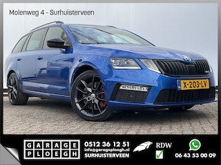 Skoda Octavia Combi 2.0 TSI RS 245PK Sportzetels Nav/Cam Carplay Stoelverw Elek.Klep Race-Blue Voll.Onderhouden!