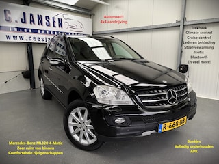 Mercedes-Benz M-klasse 320 CDI youngtimer! Automaat 4-matic | Glazen schuif-/kanteldak | Trekhaak met afneembare kogel | Voorstoelen verwarmd