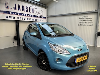 Ford Ka 1.2 Titanium Leuke Auto! | AUX aansluiting | Airco | Radio-CD/MP3 speler