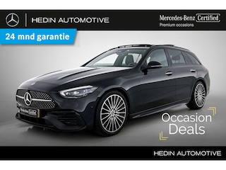 Mercedes-Benz C 180 Estate Automaat AMG Line | Premium Plus Pakket | Nightpakket | Panoramadak | Head-Up | 360° Camera | Keyless-Go | Stoelverwarming | Sfeerverlichting | Memory
