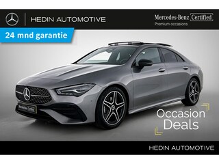 Mercedes-Benz CLA 180 Coupé Automaat AMG Line | Premium Pakket | Nightpakket | Panoramadak | LED | Advanced Sound System | Sfeerverlichting | Stoelverwarming | Keyless-Go