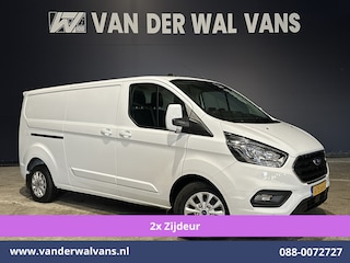 Ford Transit Custom 2.0 TDCI 170pk L2H1 Euro6 Airco | 2x zijdeur | Camera | Navigatie | Apple Carplay | LED | 2800kg Trekhaak Cruisecontrol, Stoelverwarming, Verwarmde voorruit, Parkeersensoren, Bijrijdersbank