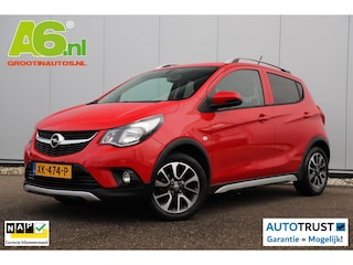 Opel Karl 1.0 Rocks Online Edition Navigatie Carplay Android 14 inch LMV Dakrails Bluetooth Airco Cruise Control