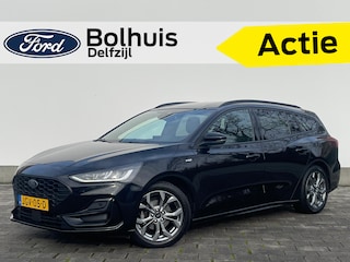 Ford Focus Wagon EcoBoost Hybrid 125 pk ST Line | Winter Pack | 4 seiz. banden | Navi | Clima | Cruise | Dr. loos Apple Carplay |