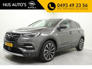 Opel Grandland X 1.6 Turbo Hybrid Business Elegance | automaat | afn. trekhaak | leder | elektr. achterklep | pdc v/a+camera | voorruit verwarming | bluetooth | carplay | dode hoek