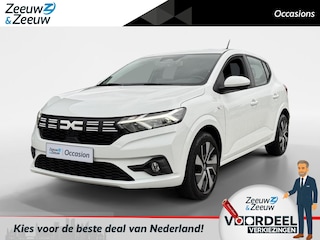 Dacia Sandero 90PK TCe Expression | Navi | Airco | Parkeersensoren | Cruise Control | Apple CarPlay/Android Auto | Licht & Regen Sensor | Full LED | Armsteun |