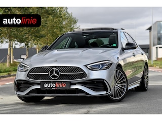 Mercedes-Benz C-klasse 180 AMG Night ed. Pano, Memory, 360, Dodeh, Sfeer, CarPlay!
