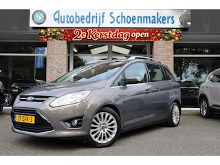 Ford C-MAX 1.6 EcoBoost Lease Titanium TREKHAAK CAMERA VOORUITVERW. BT-TELEFOONVERB. CRUISE CLIMA NAVI SCHUIFDEUR NAP 2XPDC 17''LMV