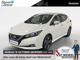 Nissan Leaf e+ Acenta 62 kWh AUTOMAAT NAVI AIRCO CAMERA PARKEERSENSOREN CRUISE CONTROLE 62KWH BATTERIJ DEALER ONDERHOUDEN ZEER MOOIE AUTO