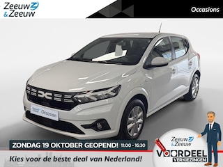Dacia Sandero 1.0 TCe 90 Expression NAVI AIRCO CRUISE CONTROLE APPLE CARPLAY ANDROID AUTO5 DEURS ZEER MOOIE AUTO