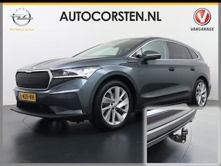 Skoda Enyaq iV 80 SOH 94% Warmtepomp Trekhaak Panoramadak Adaptieve Cruise Control Camera Apple Carplay Android Auto Navi Ecc Pdc Stuur+Stoelverwarming Lmv 20" Mirrorlink DAB Led Matrix Elek.Achterklep Ecc-Achter Zeer complete Enyaq!