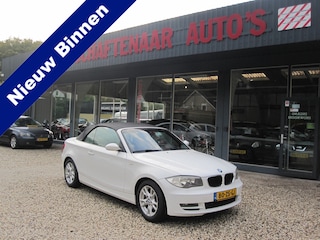 BMW 1-serie Cabrio 118i High Executive zeer mooi nederlandse auto geen import apk 14-10-2026