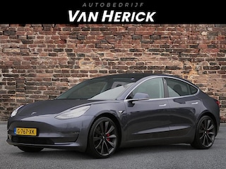 Tesla Model 3 Performance AWD 75 kWh 513PK | Premium Sound | 20 Inch | Zwart Leder