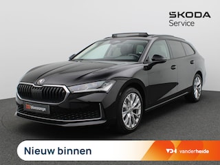 Skoda Superb Combi 1.5 TSI MHEV First Edition 150PK DSG Matrix-Led, Panorama Dak, Stoelverwarming, Elek. Achterklep, Massage stoel, Navigatie, Adaptive cruise control