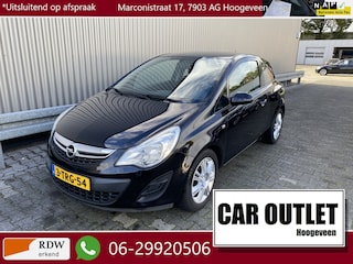 Opel Corsa 1.0-12V Selection 148Dkm, Briljant Zwart, LM, – Inruil Mogelijk –