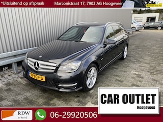 Mercedes-Benz C-klasse Estate 180 Business Class Avantgarde AUTOMAAT, Half Leer, Clima, Navi, CC, PDC v/a, Sport-pakket AMG, LM, nw. APK – Inruil Mogelijk –