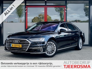 Audi A8 60 TFSI e quattro Pro Line Plus | Dynamic all-wheel steering | Stoelverwarming | Geïsoleerd Dubbel Glas | Schuif/ Kantel Panorama Dak | 4 wielbesturing | Rear Seat Remote | Bang & Olufsen | Rundleder | Alcantara | 230V 150W |
