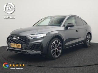 Audi Q5 50 TFSI e S Line Plug In Hybrid 300pk Dealer O.H PHEV | Luchtvering | Matrix LED | 21"Audi Sport L.M | Sfeerverlichting | Lederen Sportstoelen Verwarmd | Cruise Control | Navigatie | Virtual | DAB |