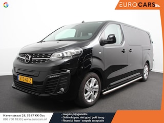 Opel Vivaro L3 75 kWh Automaat 6-Persoons Dubbele Cabine Lang | Navigatie | Airco | 2 x Schuifdeur | Lichtmetalen velgen| Cruise Control | Side Bars | Bumpers in kleur