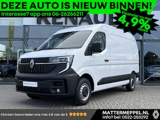 Renault Master T35 2.0 dCi 150 L2H2 Advance | BPM VRIJ!! | Trekhaak | Navigatie | Camera + Parkeersensoren | Climate Control | Stoelverwarming | Draadloze Telefoonlader | Leer/Stof | Apple CarPlay/Android Auto