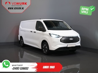 Ford Transit Custom 340 L2 65 kWh 330 km WLTP 2.3t Trekverm./ Snellader/ LED/ Standkachel/ Stoelverw./ Stuur.Verw./ Voorruit.Verw./ Carplay/ Camera/ Climate/ PDC/ Cruise