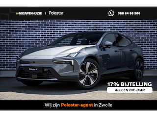 Polestar 4 Long Range Dual motor 100 kWh | Pilot Pack | Plus Pack | Mist Tailored Knit |  Nieuw op Voorraad |