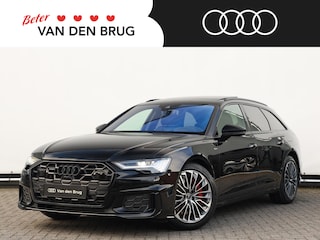 Audi A6 Avant 55 TFSI e quattro S edition Competition 367pk | Pano | HUD | Servo | Keyless | Trekhaak | 360° camera | Elek. stoelen | Adaptive Cruise | Dodehoekdetectie | Adaptief onderstel