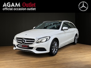 Mercedes-Benz C-klasse Estate 180 Business Solution Panorama dak | Trekhaak | Or. NL auto | Compl. dealer onderh.