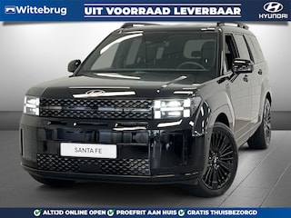 Hyundai Santa Fe 1.6 T-GDI PHEV Black Line 4WD 7p. Plug-In Hybride automaat met Black Pack, Lederen bekleding en 360 graden Camera Uit voorraad leverbaar!