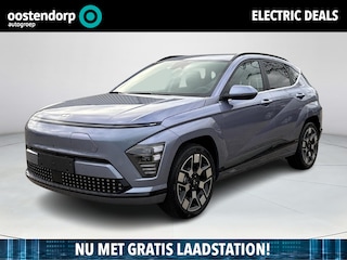 Hyundai Kona Premium 65.4 kWh | Elektrische stoelen | Stoelgeheugen | Stoel/stuurverwarming | Stoelverkoeling | 2e zit-rij stoelverwarming | Lederen bekleding | 360* camera | Adaptive cruisecontrol | Active lane-keeping |