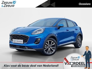Ford Puma 1.0 EcoBoost Hybrid Titanium | Winterpack | Afneembare trekhaak | ComfortPack | Driver Assistancepack 2 | Climate Control | Camera | Parkeersensoren | DAB+ | Dealer onderhouden |