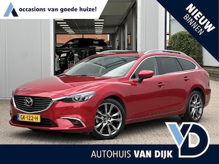 Mazda 6 Sportbreak 2.5 SkyActiv-G 192 GT-M | Schuif-/kanteldak/BOSE/19-inch/Leder/Head-Up/Trekhaak/Camera