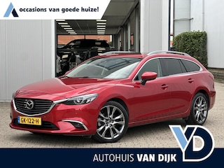 Mazda 6 Sportbreak 2.5 SkyActiv-G 192 GT-M | Schuif-/kanteldak/BOSE/19-inch/Leder/Head-Up/Trekhaak/Camera