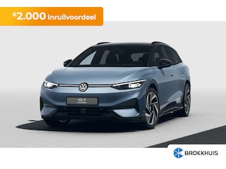 Volkswagen ID.7 Tourer Pro Limited Edition | Achterbank in ongelijke delen neerklapbaar incl. middenarmsteun en doorlaadmogelijkheid | Afstandscontrolesysteem (Front Assist), met voetgangers- en fietsersherkenning | Automatische afstandsregeling (Adaptive Cruise Control)