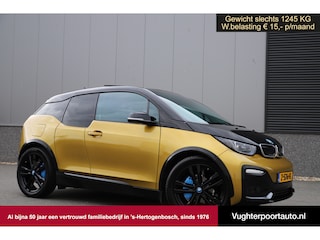 BMW i3 S Executive 184pk/120ah/42kw/Sunroof/2xAdaptive/Galvanic Gold/Leder/W-pomp/3-fase