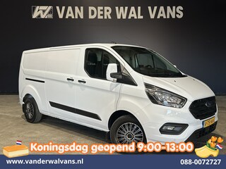 Ford Transit Custom 2.0 TDCI 131pk L2H1 Euro6 Airco | LED | Apple Carplay | Cruisecontrol | 2800kg Trekhaak Parkeersensoren, Stoelverwarming, Verwarmde voorruit, Bijrijdersbank
