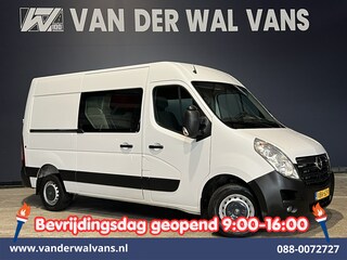 Opel Movano 2.3 CDTI 146pk L2H2 Dubbele Cabine Euro6 Airco | Camera | Navigatie | Cruisecontrol Chauffeursstoel, 2500kg Trekhaak, Parkeersensoren, 5-Zits