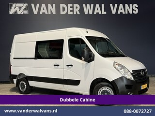 Opel Movano 2.3 CDTI 146pk L2H2 Dubbele Cabine Euro6 Airco | Camera | Navigatie | Cruisecontrol Chauffeursstoel, 2500kg Trekhaak, Parkeersensoren, 5-Zits