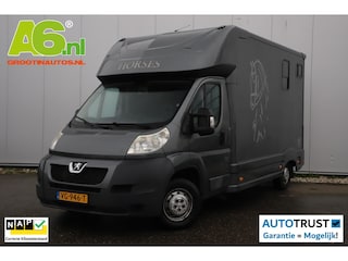 Peugeot Boxer 335 2.2 HDI L4 Paardenwagen 131PK B Rijbewijs 2 Paards Paardentruck Super Compleet Top onderhouden Airco Cruise Control Achteruitrijcamera Camera Bij Paarden