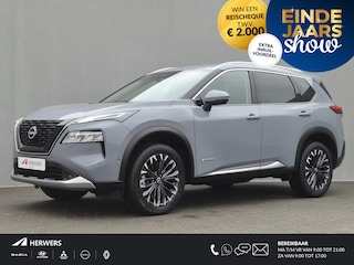 Nissan X-Trail 1.5 e-4orce Tekna 4WD Automaat / HUD / Allseason banden / Elektrische achterklep Stuur-, Stoel en Achterbankverwarming / Rondomzicht camera / Adaptief CC / Trekgewicht 1800 kg / Voorruit verwarming /