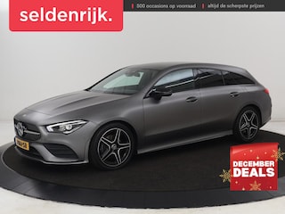 Mercedes-Benz CLA 180d Business Solution AMG | Stoelverwarming | Carplay | Camera | Leder/Alcantara | Navigatie | Widescreen | Sfeerverlichting | Designo Mountaingrijs Magno