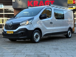 Renault Trafic 1.6 dCi T29 L2H1DUBBELCABINE|DEALER ONDERHOUDEN|120PK|EURO6|airco|cruise|navi|bluetooth|trekhaak|NAP.