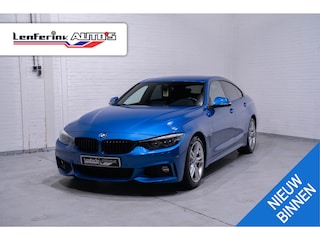 BMW 420d Corporate Lease High Executive M-Pakket HUD PDC v+a lane-assist front-assist 18"LMV voorstoelen electrisch bedienbaar links met memo private-glas cruise-controle schakelflippers aan het stuur allu-inlegdelen allcantara/stof camera stoelverwarming Led-verlichting