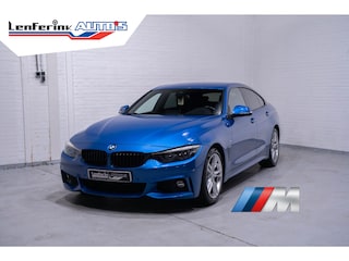 BMW 420d Corporate Lease High Executive M-Pakket HUD PDC v+a lane-assist front-assist 18"LMV voorstoelen electrisch bedienbaar links met memo private-glas cruise-controle schakelflippers aan het stuur allu-inlegdelen allcantara/stof camera stoelverwarming  Led-verlichting