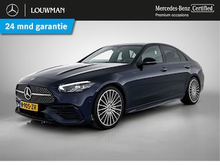 Mercedes-Benz C-klasse 180 AMG Line Multispaaks lichtmetalen velgen 19 inch. Navigatie | parking support met camera achter | Inclusief 24 maanden MB Certified garantie voor Europa.