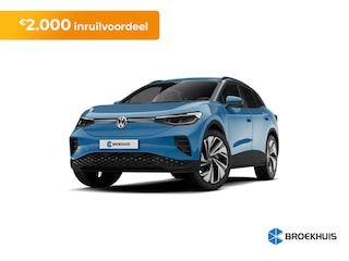 Volkswagen ID.4 Pro Limited Edition Inclusief €2000,- inruilvoordeel | 'App-Connect' draadloze smartphone integratie | Achterbank in ongelijke delen neerklapbaar incl. middenarmsteun en doorlaadmogelijkheid | Afstandscontrolesysteem (Front Assist), met voetgangers- en fietsersherkenning