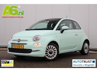 Fiat 500 0.9 TwinAir Turbo Lounge Mint Groen! Panoramadak Navi DAB+ Cruise Bluetooth Airco