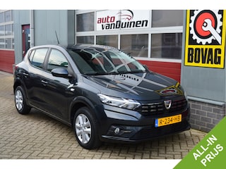 Dacia Sandero 1.0 TCe 90 Comfort O.a: Navi, Clima, Cruise, PDC, Camera, Carplay, Etc. All-in prijs!